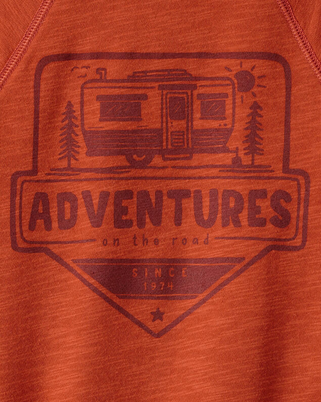 Product image 2 of Toddler Boy Adventures French Terry Pullover Sweatshirt - Orange