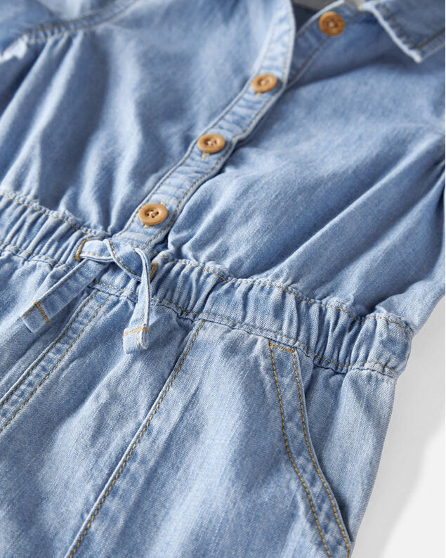 Product image 2 of Toddler Organic Cotton Chambray Romper
