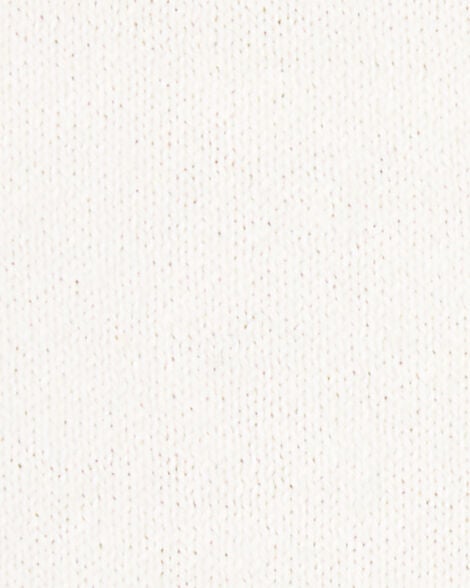  Product image 2 of Toddler Scalloped Trim Cardigan Sweater - Ivory
