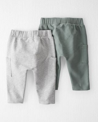Product image 2 of Baby 2-Pack Organic Cotton Pants