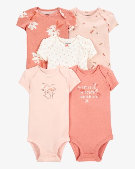 Carter's 5-Pack Lion Bodysuits 12months