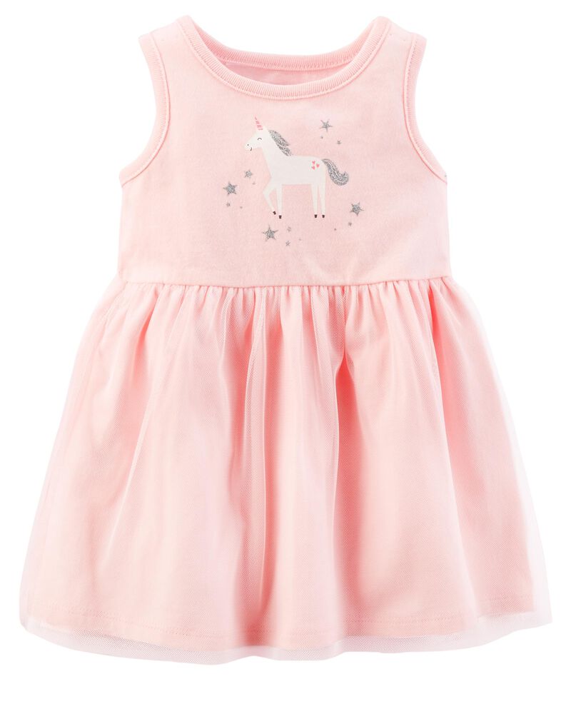 Unicorn Jersey Dress Carters Com