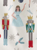 Sweet Cream - Toddler Organic Cotton Dress in Holiday Nutcracker
, Selected