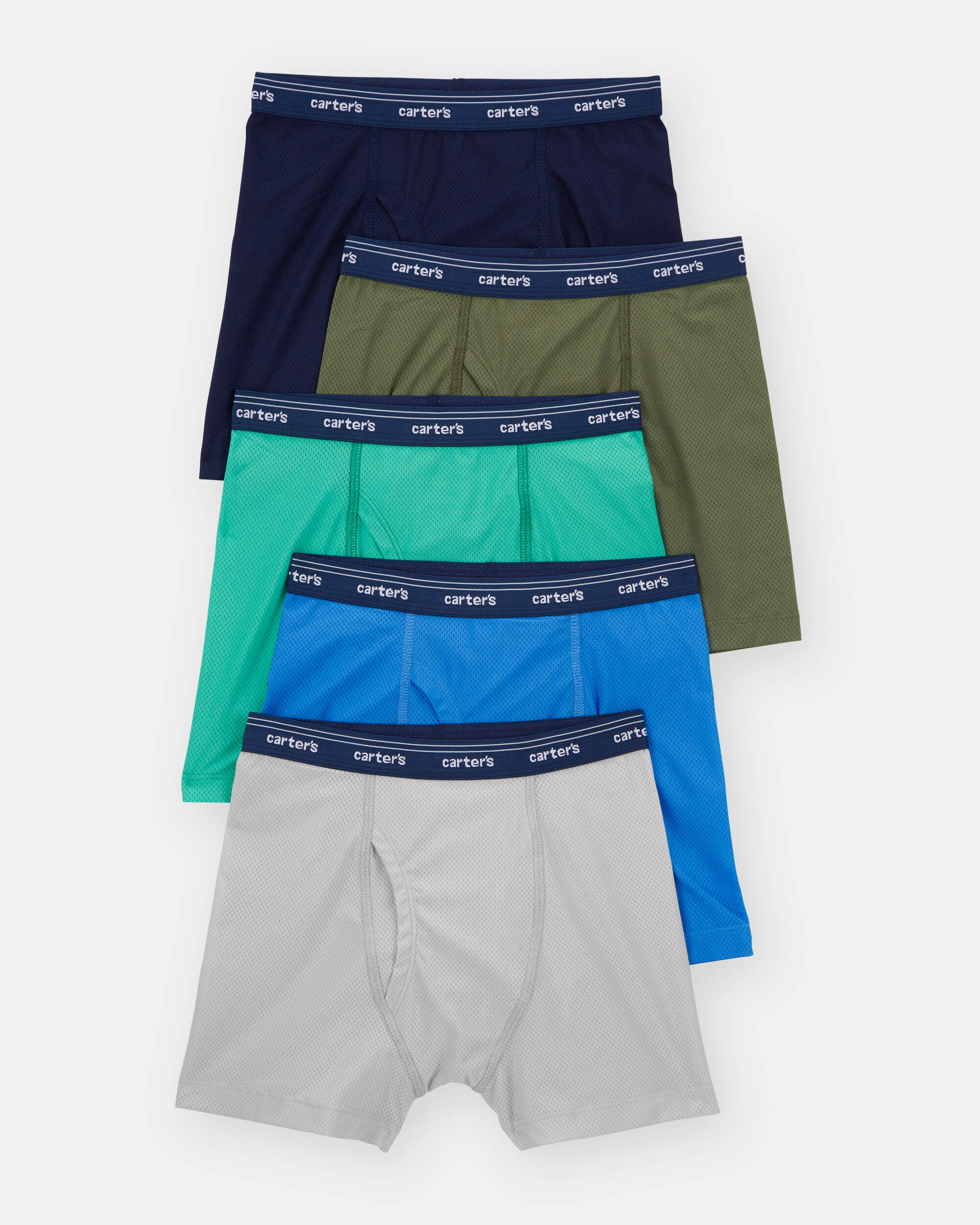 Kid 5-Pack Active Mesh Boxer Briefs Underwear - Carter's