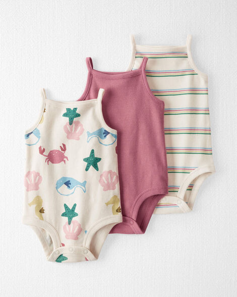 Little Planet Stores Near Me Organic Cotton Baby Bodysuits 3-Pack