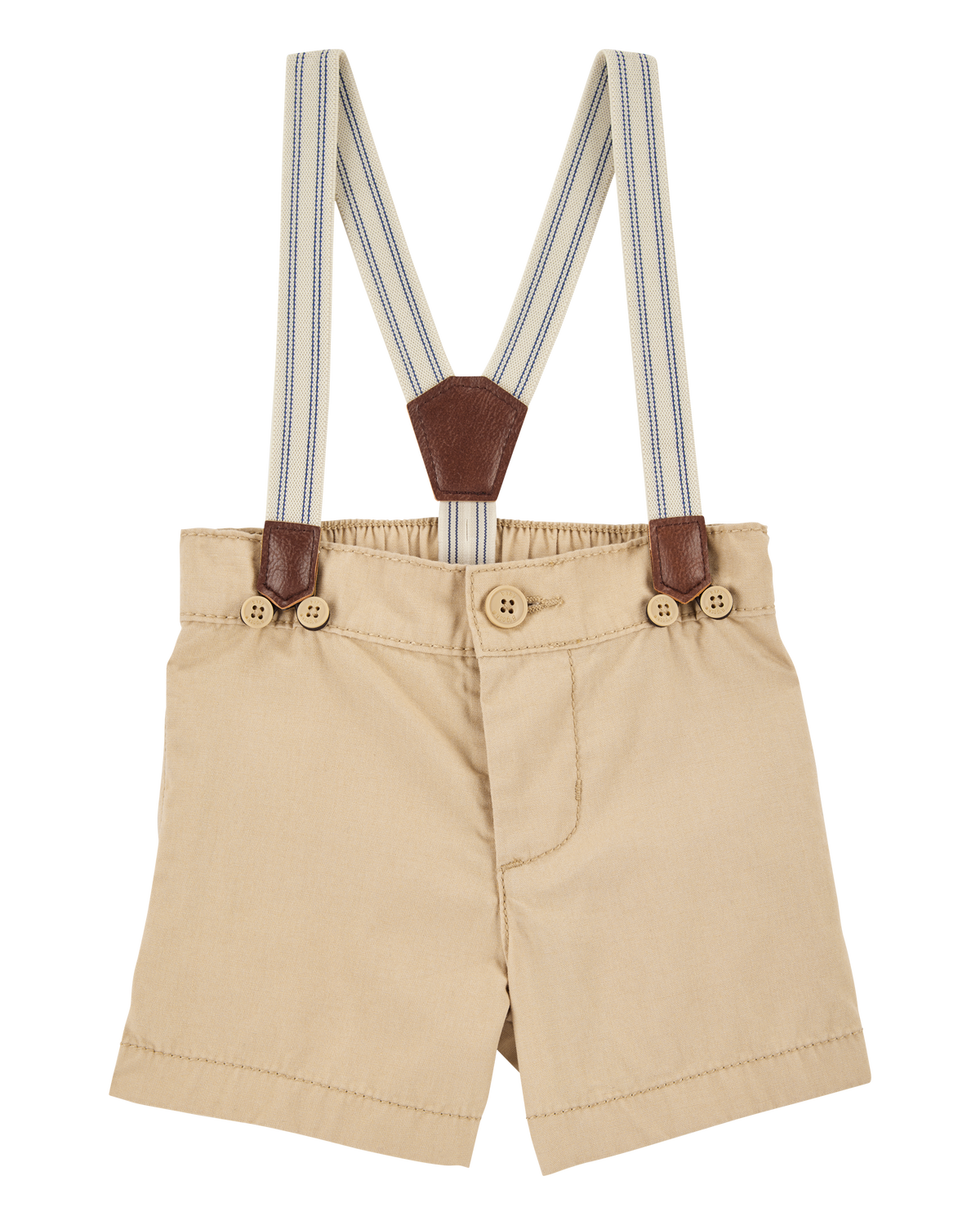 Baby Khaki Suspender Shorts - OshKosh | Carter's