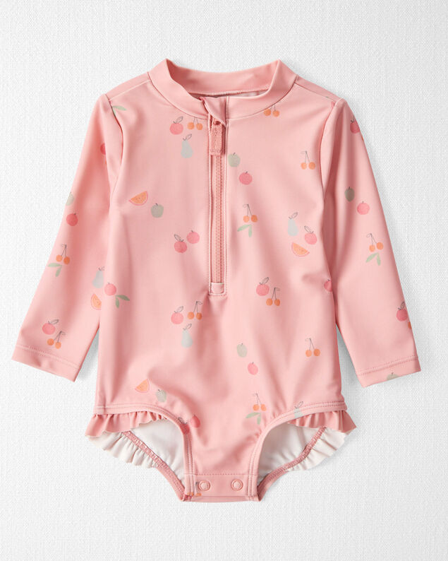Product image 1 of Baby Girl Recycled Ruffle Swimsuit