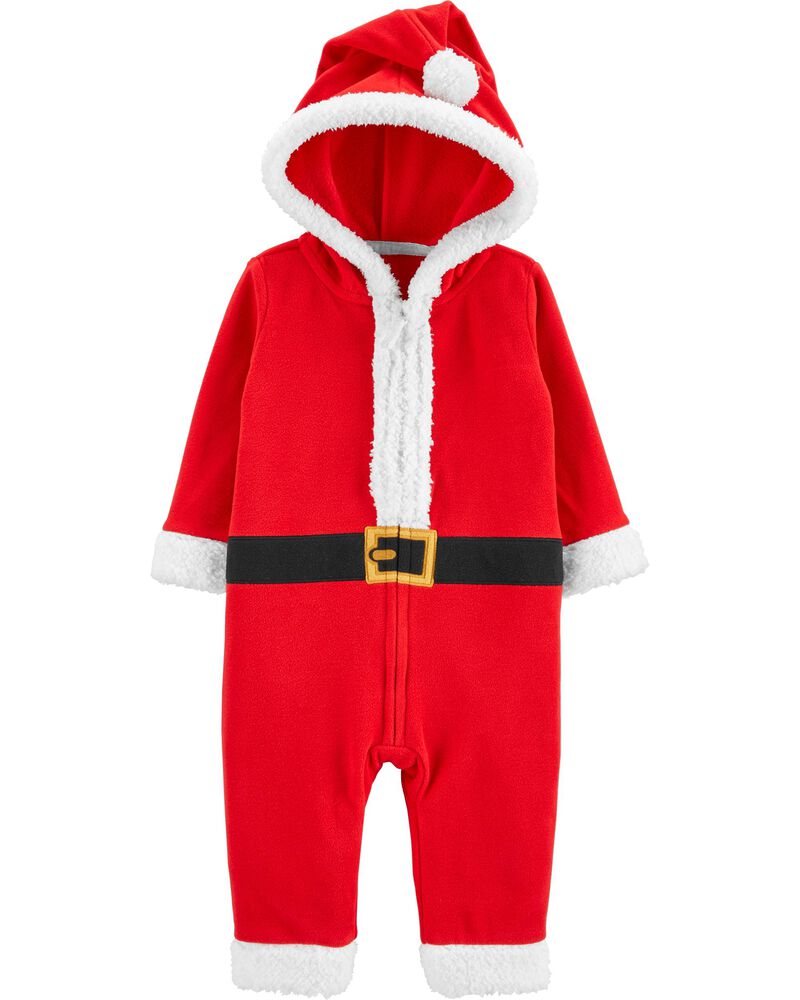 Baby Red Fleece Santa Suit Carters Com
