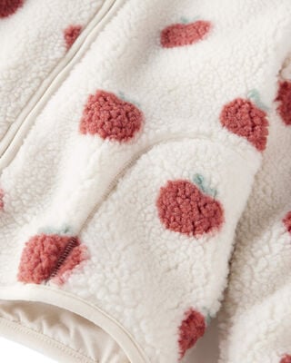 Product image 2 of Baby Recycled Sherpa Jacket in Apple Print