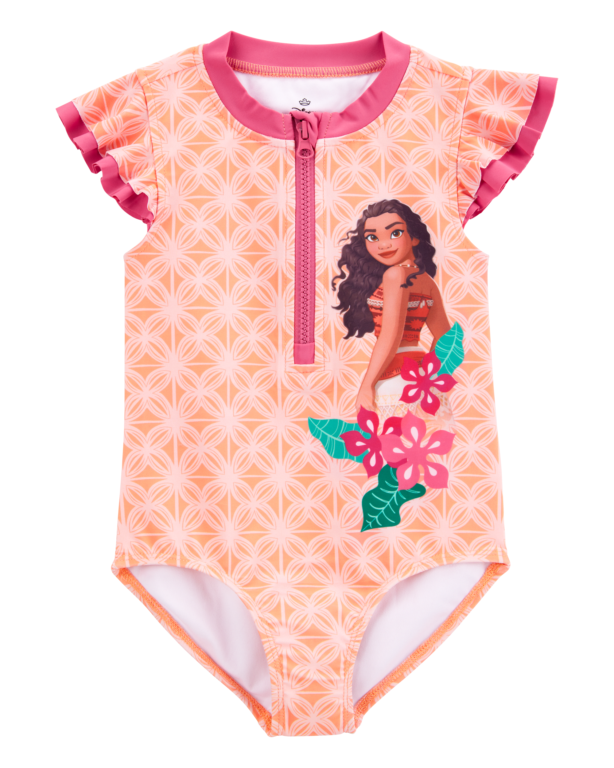 Toddler Disney© Moana 1-Piece Swimsuit - Orange