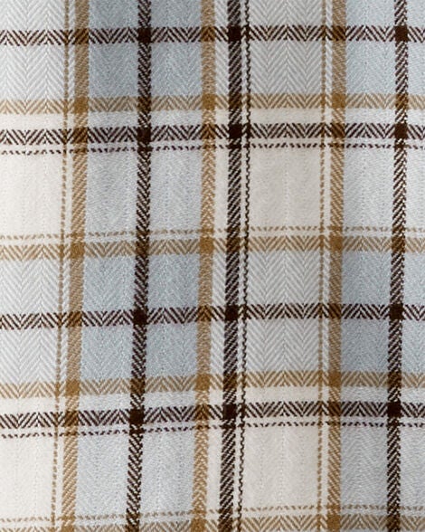  Product image 3 of Toddler Organic Cotton Herringbone Plaid Button-Front Shirt