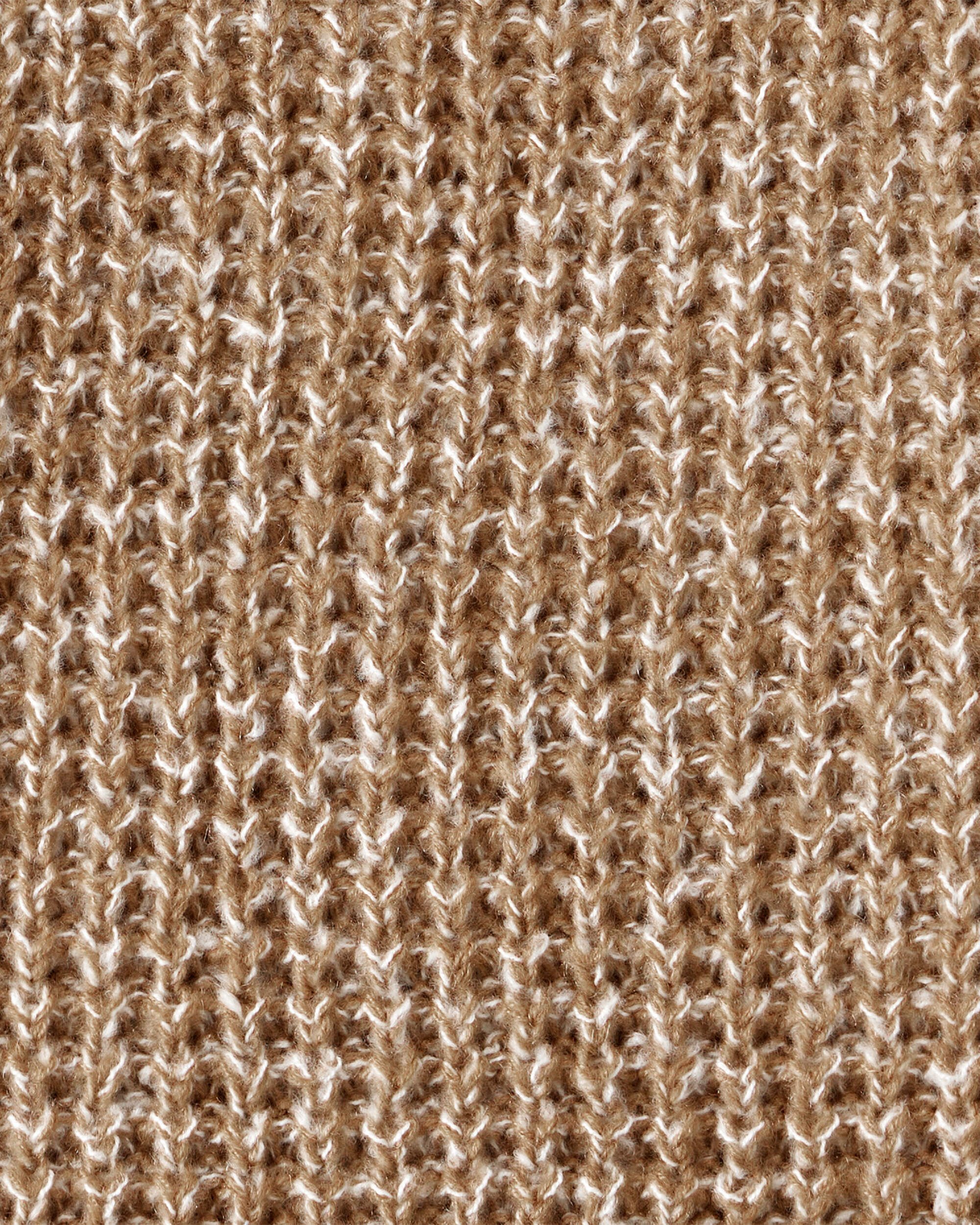 Baby Boy Textured Sweater - Khaki