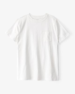 Product image 1 of Kid Solid Short-Sleeve Pocket Tee - White