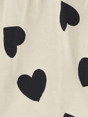 Oatmeal - Toddler Heart Jersey Dress, Selected