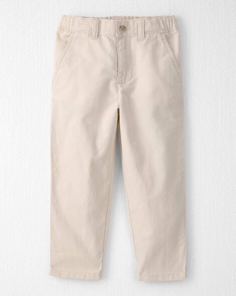 Toddler Boy Linen Pants Made with Organic Cotton