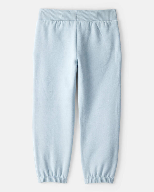 Product image 2 of Toddler Girl Cotton Joggers - Blue