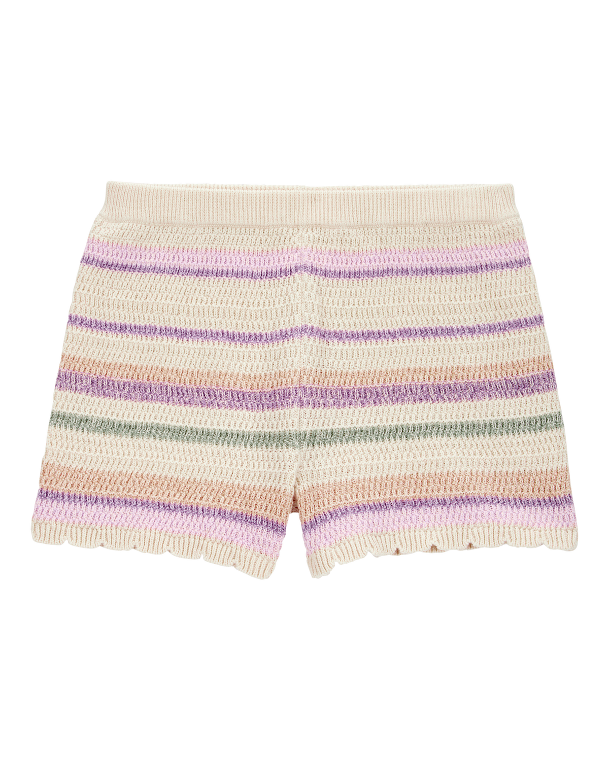 Girls Striped Crochet Knit Shorts - OshKosh | Carter's