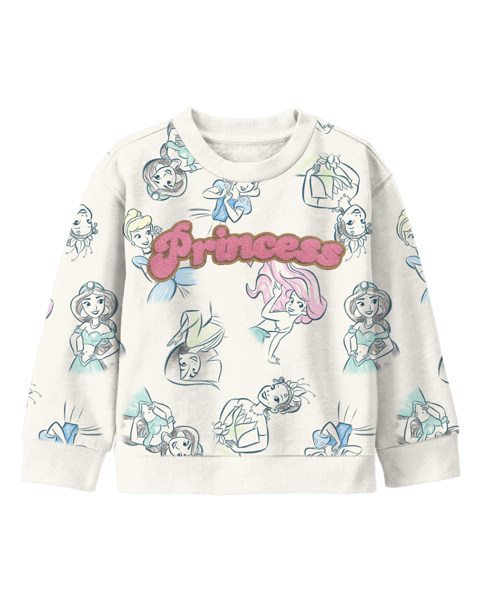 Disney - 森永 Kid Disney Princess Pullover - Cream - Carter's | Carter's