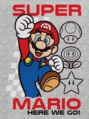 Grey - Kid Super Mario Tee - Grey, Selected