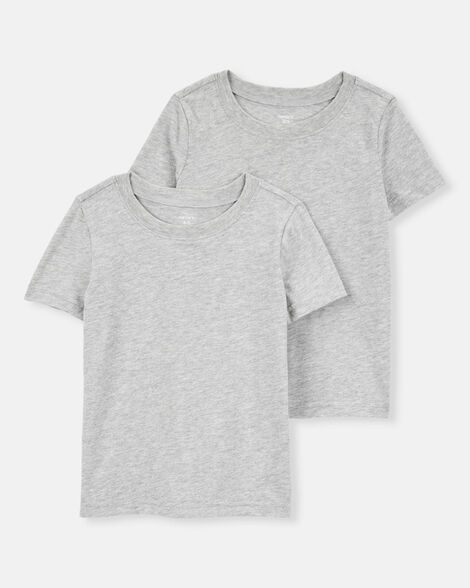 boys 2-pack short-sleeve tees - grey