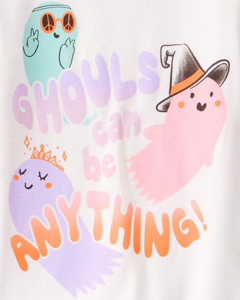Kid 2-Piece "Ghouls Can Be Anything" Halloween 100% Snug Fit Cotton Pajamas
