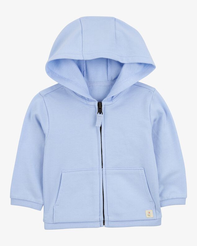 Product image 1 of Baby Zip-Up French Terry Hoodie - Blue