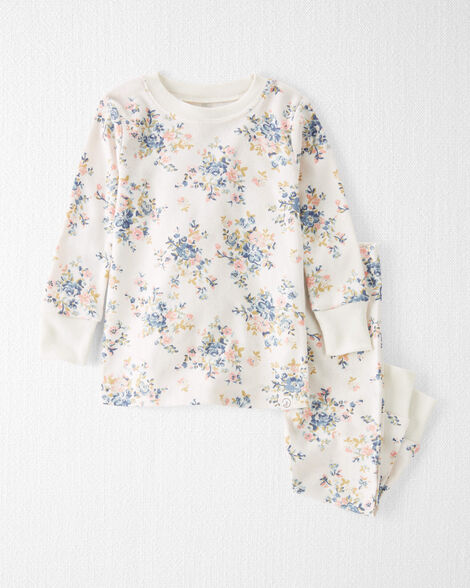 Baby Girl Organic Cotton Pajamas Set