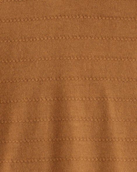 Product image 3 of Baby Boy Cotton Long-Sleeve Hooded Top - Brown