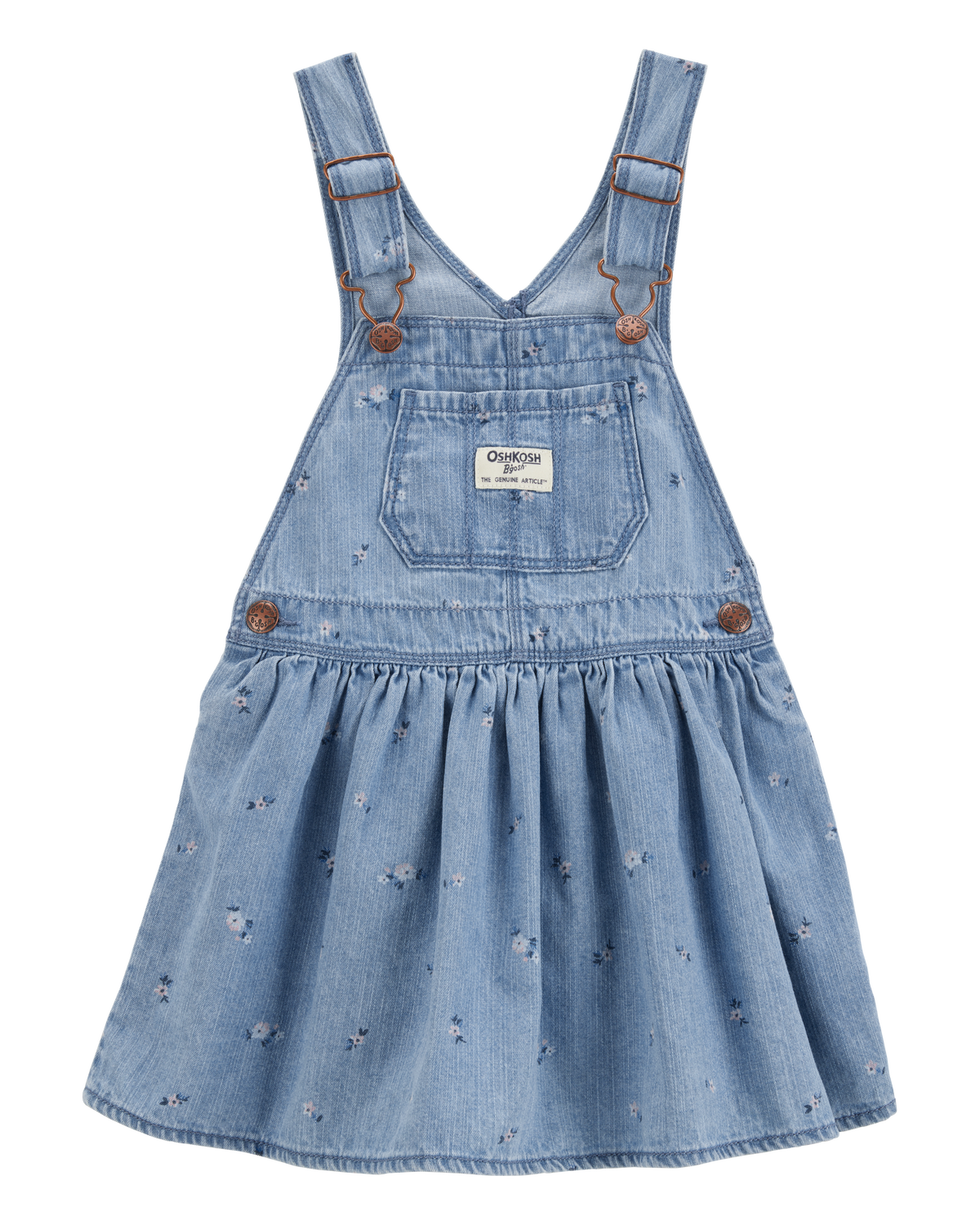 Baby Floral Knit Jumper Dress - Blue - OshKosh | Carter's