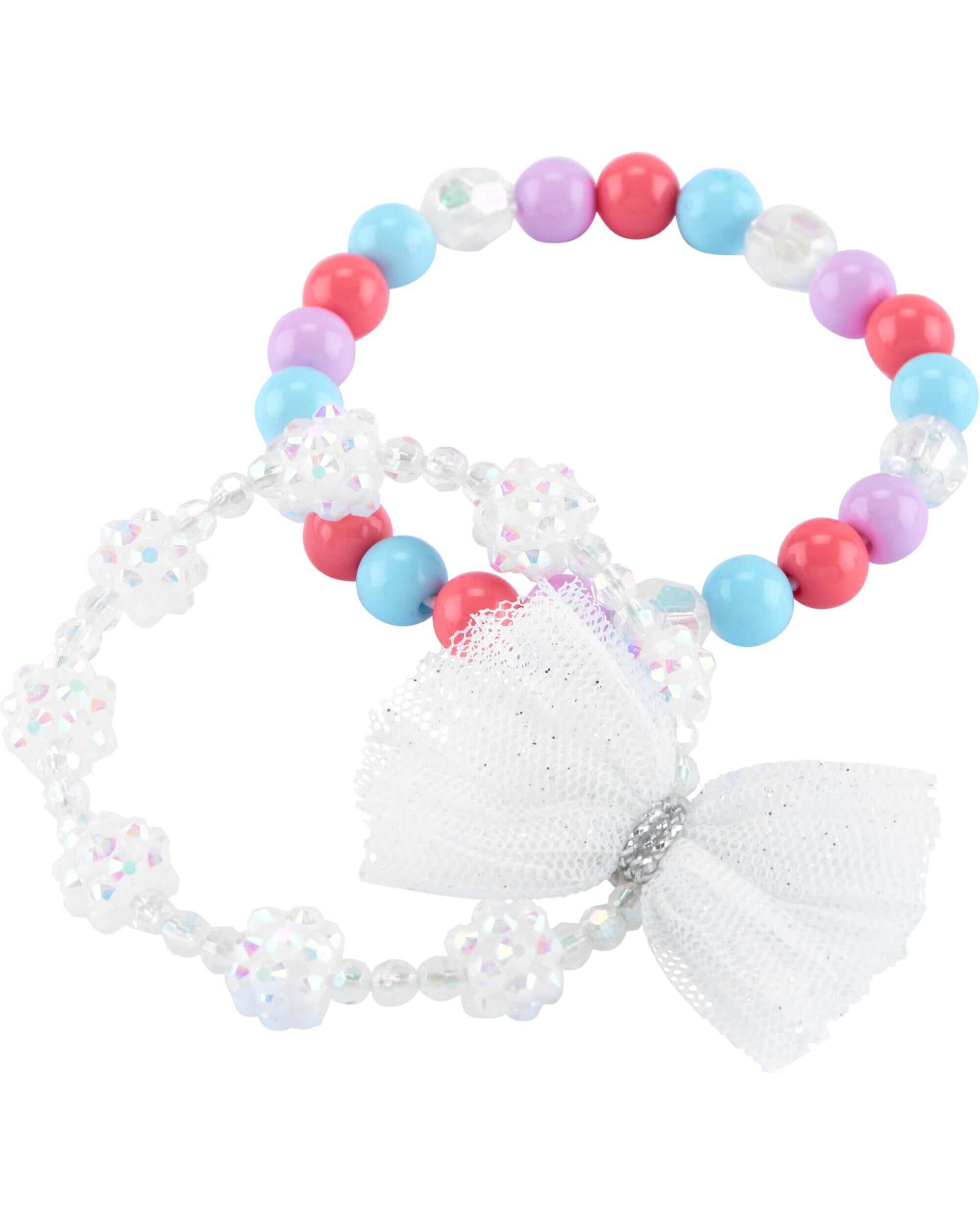 *CLEARANCE* 2 Pack Pink Bow Bracelets