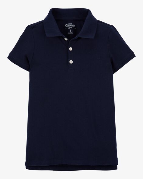 Product image 1 of Kid Pique Cotton Uniform Polo