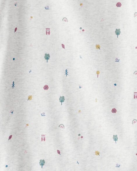  Product image 3 of Kid Organic Cotton Pajamas in Nature Icon Print