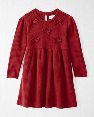 Product image 1 of Toddler Girl Organic Cotton Sweater Knit Dress