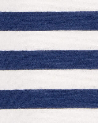 Product image 2 of Baby Striped Short-Sleeve Pocket Tee - Navy