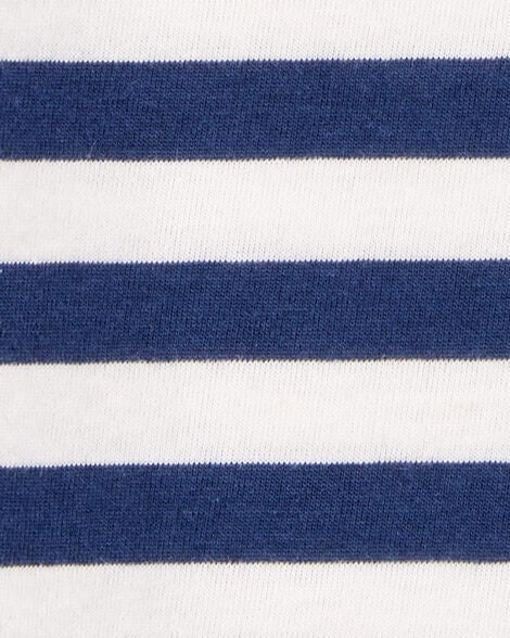  Product image 2 of Baby Striped Short-Sleeve Pocket Tee - Navy