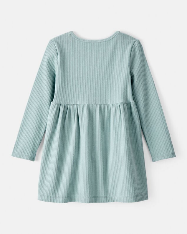 Product image 2 of Toddler Girl Long-Sleeve Dress - Green
