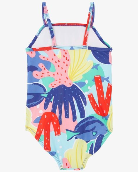 Product image 2 of Toddler 1-Piece Coral Swimsuit