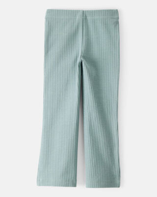 Product image 2 of Toddler Girl Cotton Flare Leggings - Green