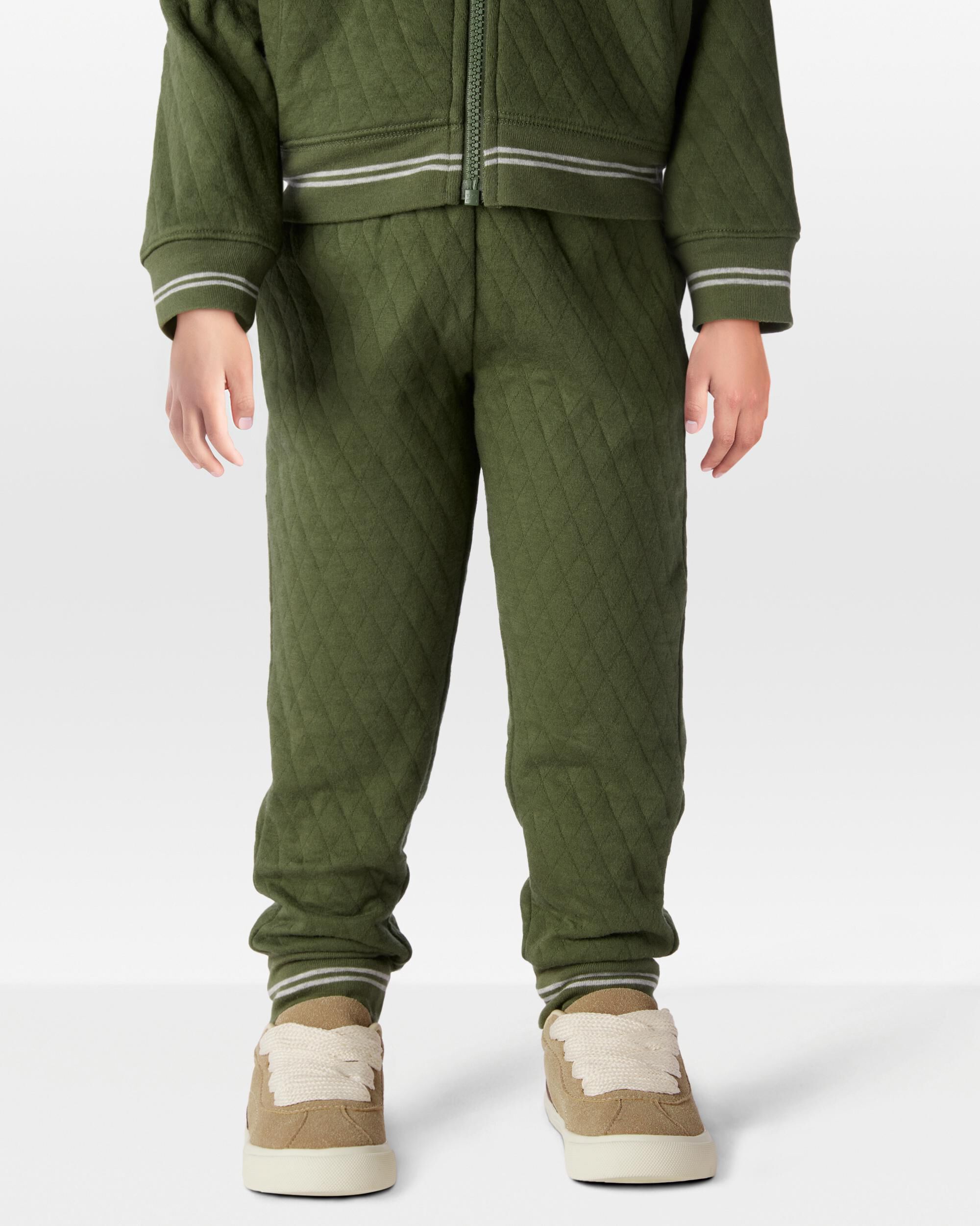 Toddler Solid Cotton Blend Pants - Green - OshKosh | Carter's