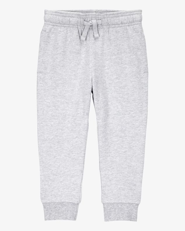 Product image 2 of Baby 2-Pack Pull-On Drawstring Joggers - Grey/Black