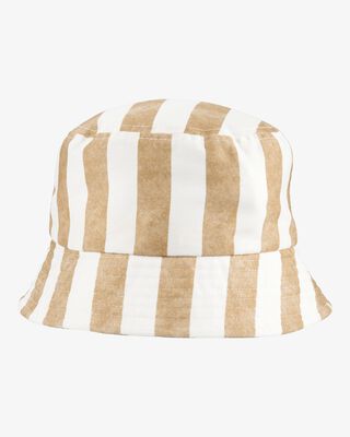 Product image 1 of Toddler Striped Bucket Hat - Tan/Ivory