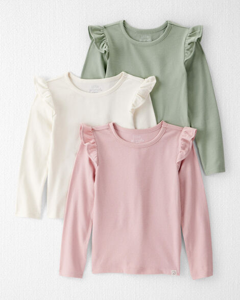 Product image 1 of Toddler 3-Pack Organic Cotton Ribbed Tees