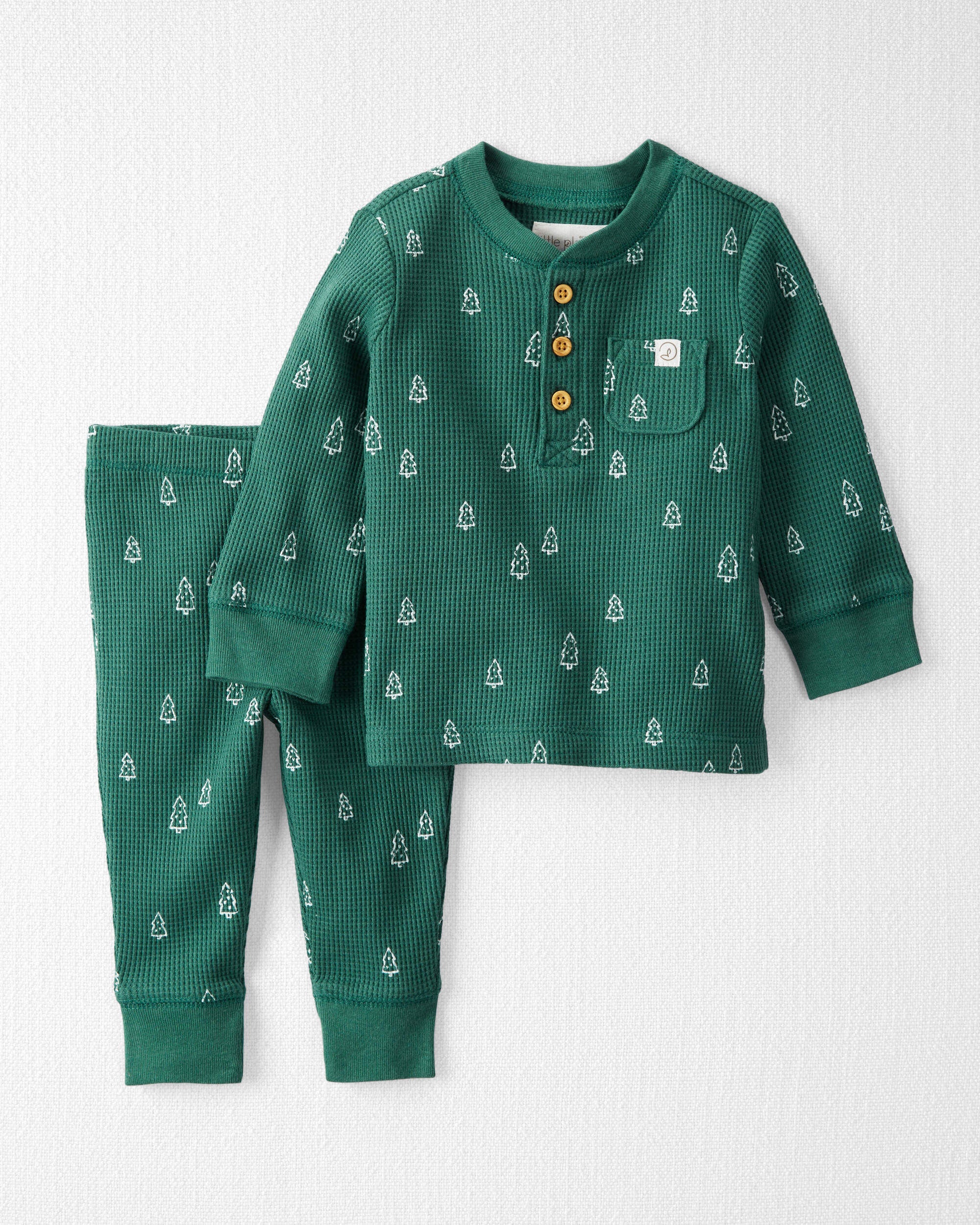 Carters waffle pajamas outlet
