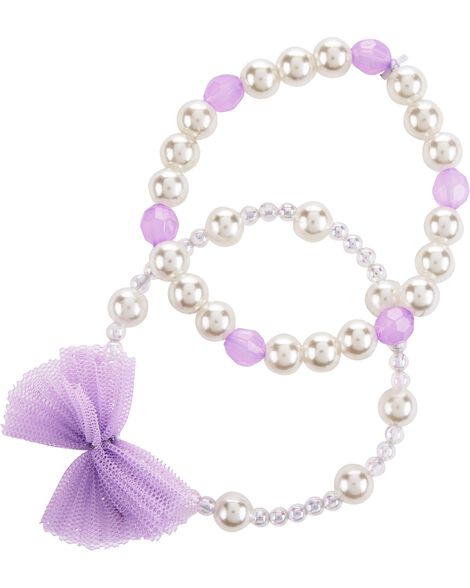 2 Pack Tulle Bow Bracelets 2 Pack Tulle Bow Bracelets