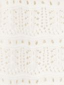 Cream - Toddler Pointelle Sweater - Cream, Selected