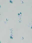 Teal - Baby Ballet Crew Neck Cotton Pullover, Selected