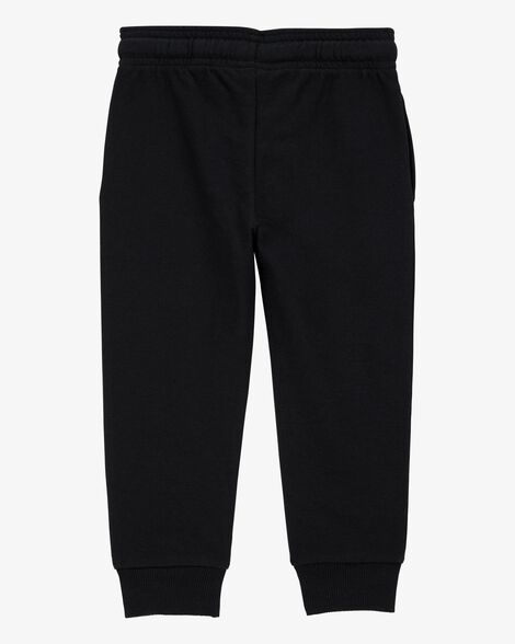 Product image 4 of Toddler Pull-On Drawstring Joggers - Black