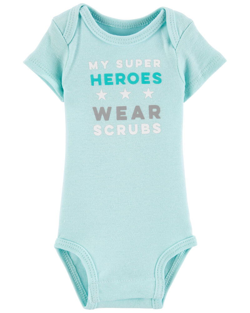 Preemie My Super Heroes Wear Scrubs Bodysuit Carters Com