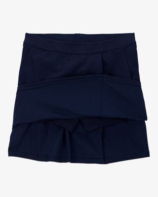 Product image 2 of Kid Ponte Knit Uniform Skirt - Navy