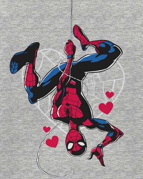  Product image 2 of Kid Spider-Man Valentine's Day Tee - Grey